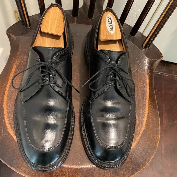 Allen Edmonds Brentwood Men’s Dress Shoes Black Leather Split Toe Derby SIZE 9 D main image 8